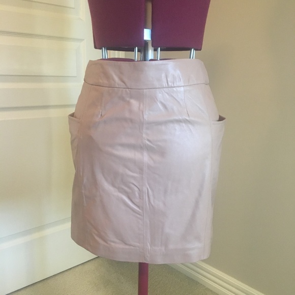 BNWT Mackage Leather Mini Skirt - Size 4 - Picture 4 of 10